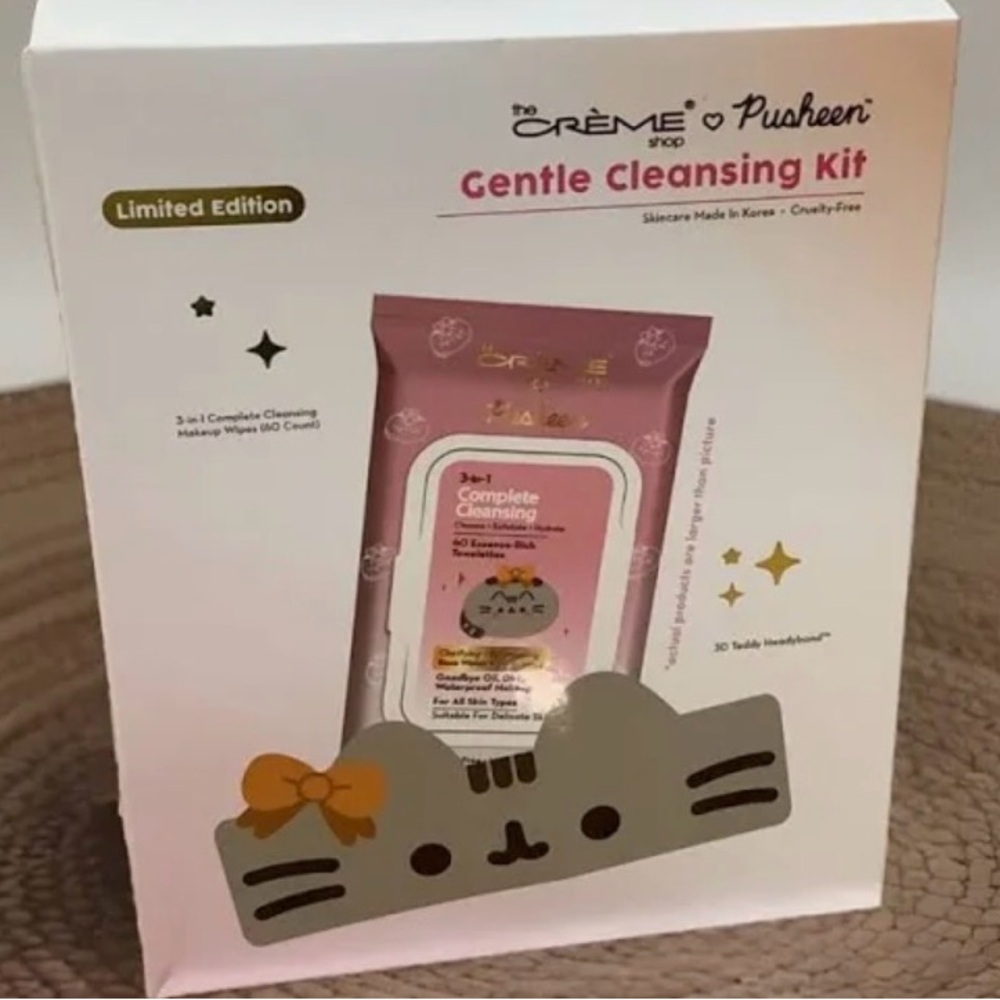 Crème Shop x Pusheen Gentle Cleansing Kit - Pink